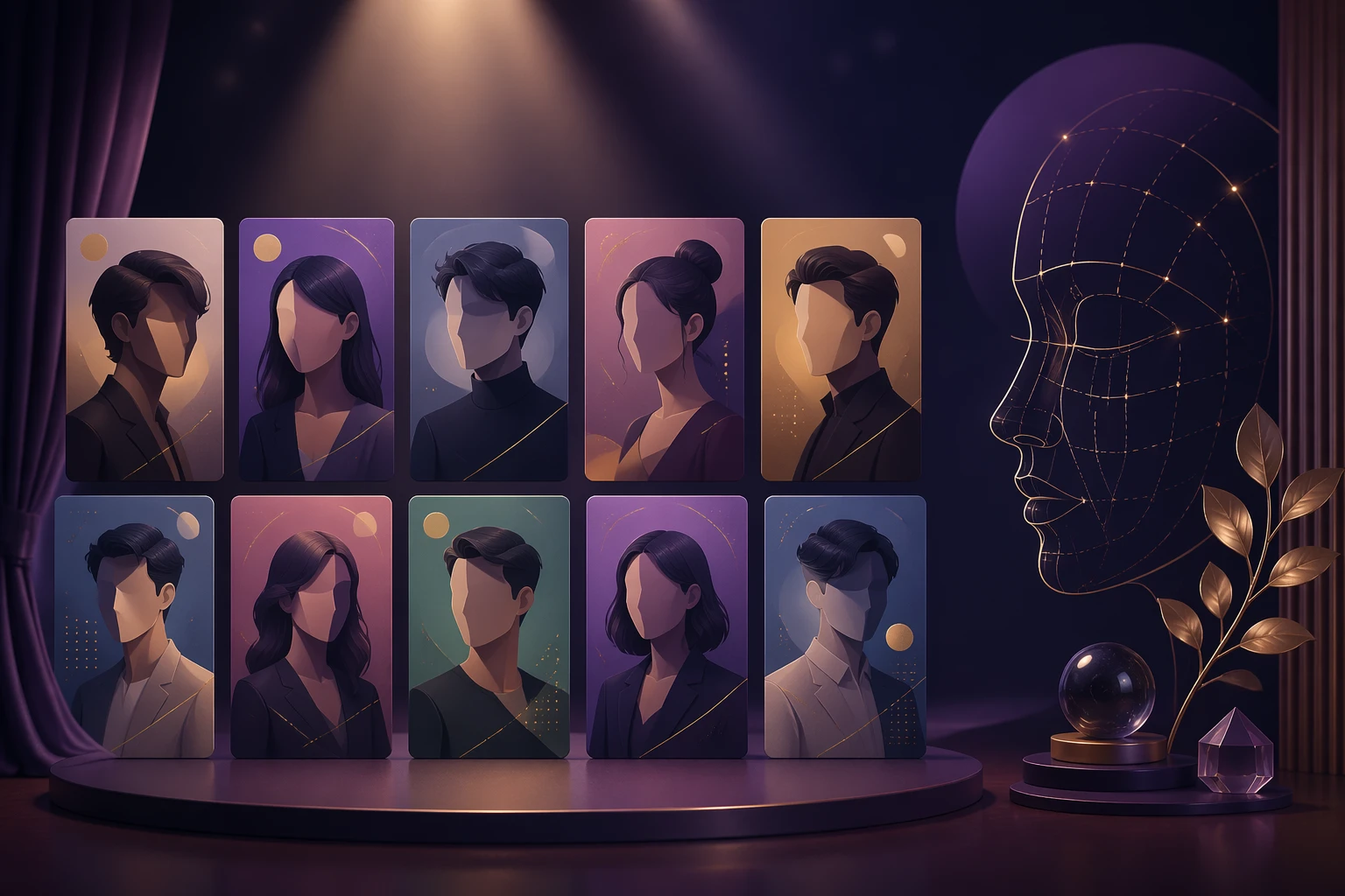 Korean celebrity face reading analysis