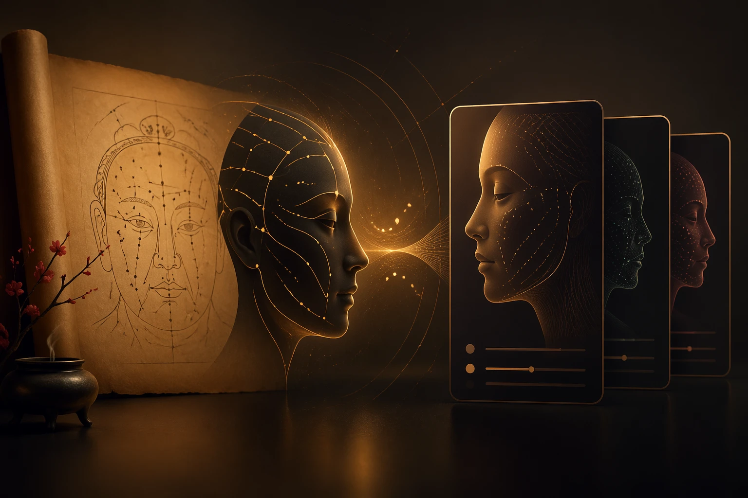 Face reading history and AI modern interpretation