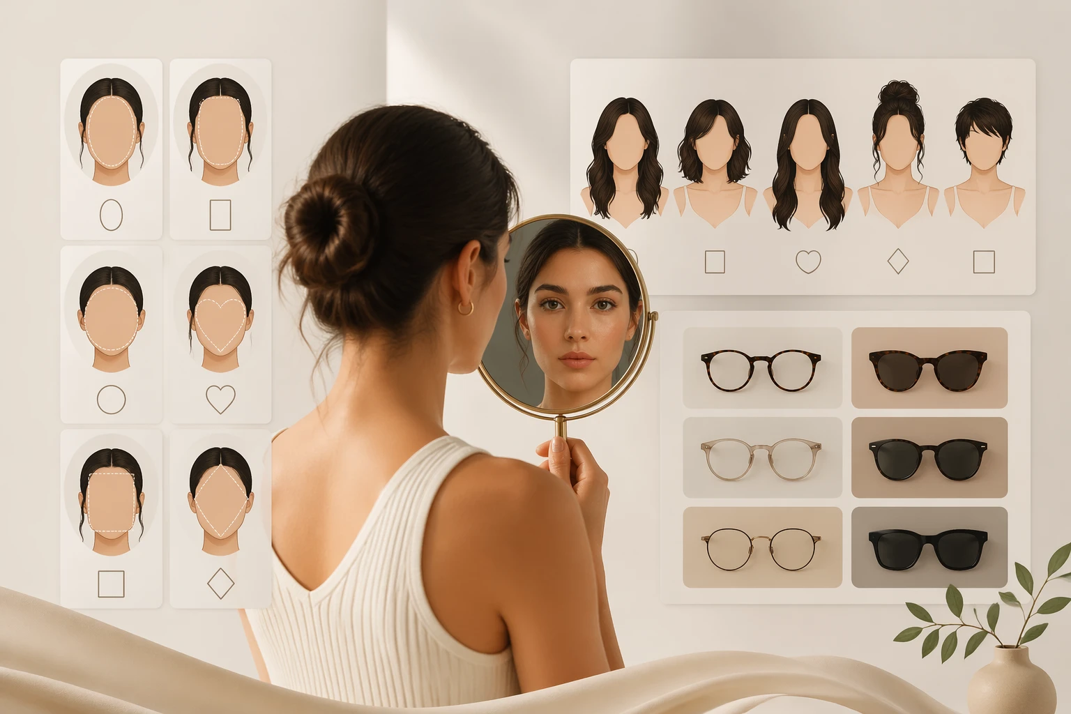 How to find and measure your face shape
