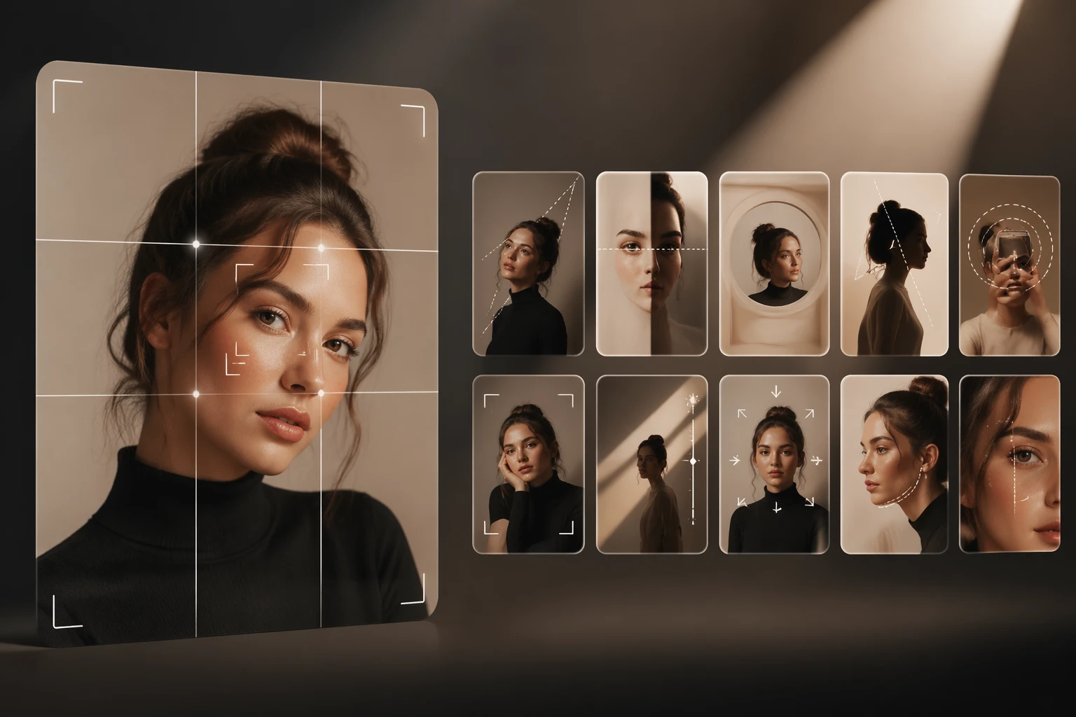Portrait composition for better selfies — FaceOracle guide hero