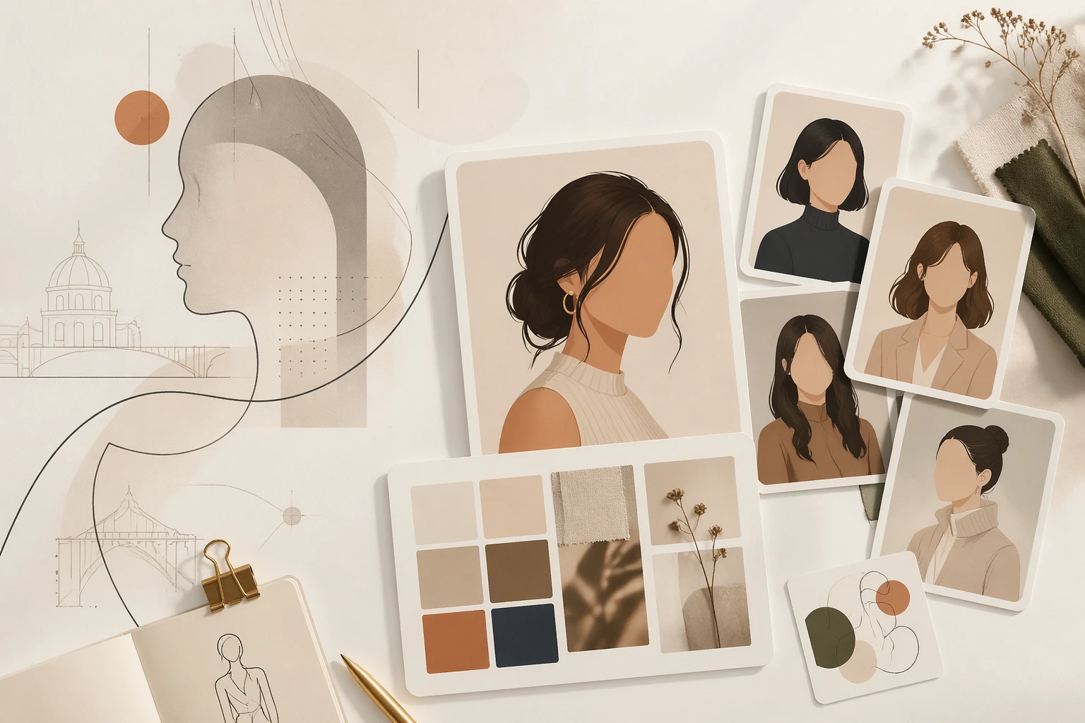 Style mood board guide — FaceOracle guide hero